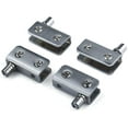 thumbnail image 1 of Bisagras para puertas de vidrio de 4 piezas Bisagra pivotante de 90 grados Vidrio sin perforaciones Acero inoxidable Apto para vidrio de 5 a 8 mm, 1 of 5