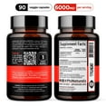 thumbnail image 3 of Organic Ashwagandha Root Extract in Vegan Capsules - PhiNaturals, Equal to 6000 mg Root, Ashwaganda Supplement For Men and Women with 1500 mg Per Serving 30 Servings, 500mg Per Vegan Capsule 90 Count, 3 of 10