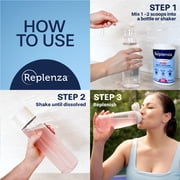 Replenza GLP-1 Support, Gut Plus, Supports Muscle Recovery, Digestive Health, Mixed Berry, 15 Servings