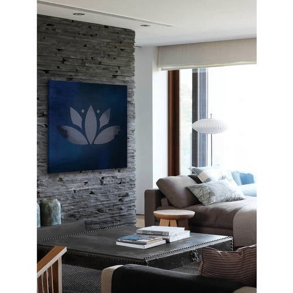 "Lotus Leaf" Painting Print on Wrapped Canvas