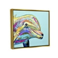 thumbnail image 3 of Marine Life Dolphin Turquoise Accent Animals & Insects Graphic Art Metallic Gold Framed Art Print Wall Art, 3 of 6