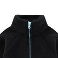 thumbnail image 5 of YunPes Boys Girls Christmas Polar Fleece Jacket Toddler Kids Zip Up Fuzzy Sherpa Coat Winter Warm Solid Color Casual Home Clothing, 5 of 7