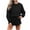 Black, variant on Efsteb Women 2 Piece Outfits Sweatsuit Casual Long Sleeve Pullover and Shorts Sets Travel Tracksuit (Red,L)