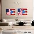 thumbnail image 4 of Elephant Stock Puerto Rico And Usa Flag Wall Art - Flags Canvas Canvas - 48" x 32", 4 of 8