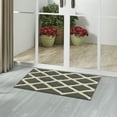 thumbnail image 3 of (2 pack) Mainstays Diamond Geometric High Low Pile Gray Indoor Accent Rug, 2'6"x3'10", 3 of 8