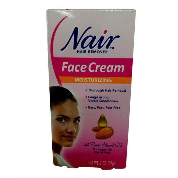 Nair Hair Removal Cream for Face with Special Moisturizers 2 Oz Bottles  Pack of 4{{name} 