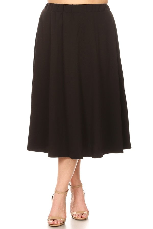 plus size skirts at walmart