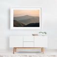 thumbnail image 2 of Glendora Views 01 - Glendora California Photography Landscape Mountain Nature Scenic Sunset Minimalist Pastel White Framed Wall Art Print 5 x 7 inches, 2 of 3