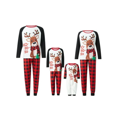 

Family Christmas Matching Sets Holiday Xmas Pajamas Sets for Couples Dog Husband and Wife Funny Reindeer Sleepwear