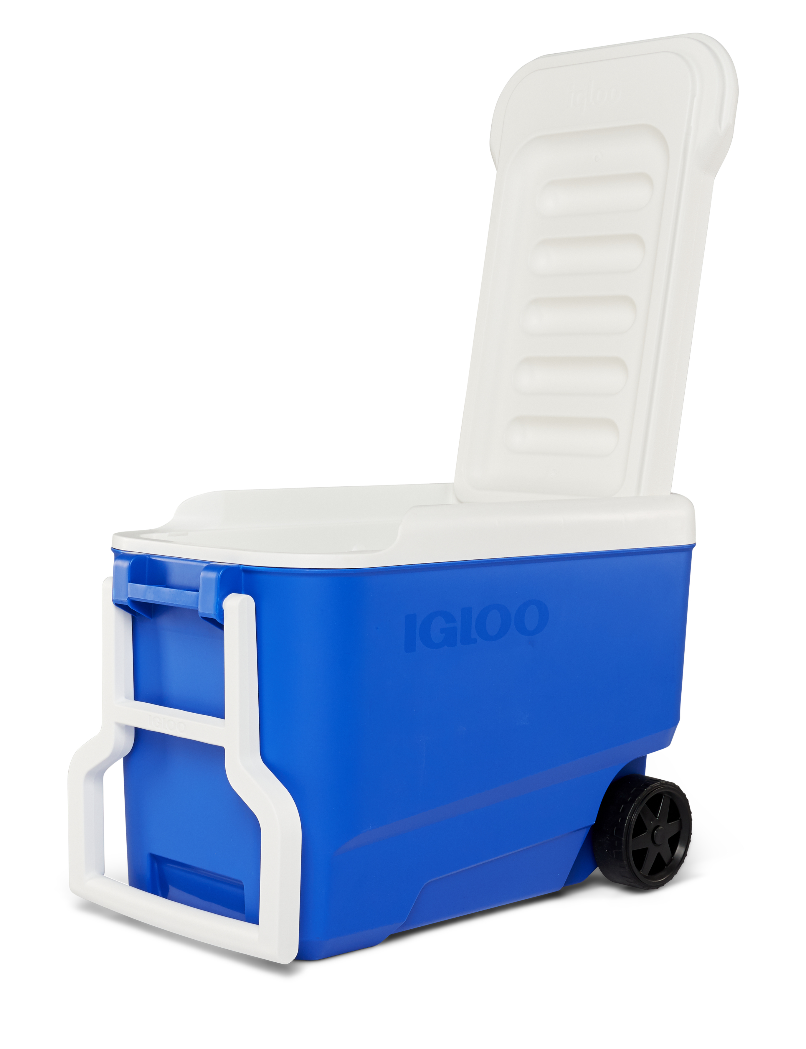 Igloo 38 QT. Hard-Sided Ice Chest Cooler with Wheels, Blue - image 2 of 11