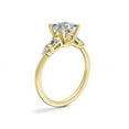 thumbnail image 2 of 2.30 Ct Princess Cut Unique (D/VVS1) Moissanite Anniversary Ring for Women in 14K Yellow Gold Ring Size 10 by Diamond-Capitals, 2 of 8