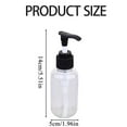 thumbnail image 3 of LNGOOR 2PCS 200ml Empty Lotion Pump Bottles Refillable Plastic Containers Clear Great for Soap Shampoo Lotions Liquid Body Soap and Massage Liquid Container for Bathroom Shampoo and Body, 3 of 9