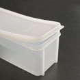 thumbnail image 2 of Set of 3 Pasta Storage Containers with Lid, Airtight Spaghetti Noodle Holder Rectangular Chopstick Storage Box Sealed Noodle Canisters for Refrigerator, Kitchen Pantry (White), 2 of 7