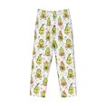 thumbnail image 4 of Easygdp Avocado Playing Music Men's Pajama Pant, Sleep Elastic Waistband Lounge Pants - Large, 4 of 9