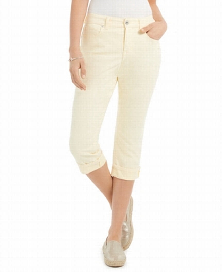Womens Pants Capri Curvy Fit 