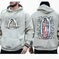 thumbnail image 3 of Virgencita Unisex Double Sided Hoodie – Our Lady of Guadalupe Graphic Pullover, Religious Catholic Faith Hoodie for Men and Women, Casual Spiritual Streetwear Top, Perfect Gift for Believers, 3 of 7