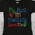 thumbnail image 4 of Inktastic My Aunt in Montana Loves Me Boys or Girls Baby Bodysuit, 4 of 5