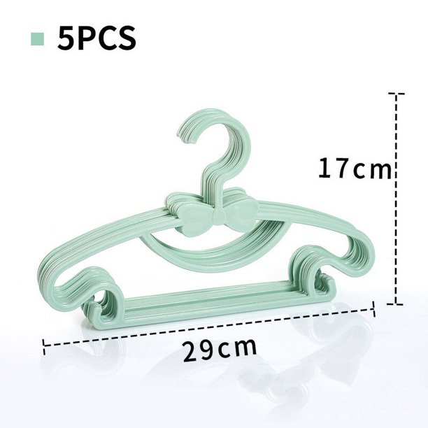 Colgador de ropa para niños, perchas de exhibición portátiles, perchas de plástico para abrigos, organizador de ropa para bebés