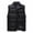 Black, variant on KeShDi Puffer Vest for Men Stand Collar Sleeveless Zip Up Casual Winter Vest Coat with Pockets Green 4X