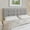 Gray, variant on Peel & Stick Upholstered Headboard Full Size - Easy Self-Adhesive Fabric Headboard with Soundproof Wall Panels - Tufted, Wall Mounted, No Tools Installation for Bedroom(Beige)