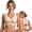 Beige, variant on Posture Corrector Bra for Women, Wireless Wide Strap Full Coverage Bras, Push Up Bralettes, Front Closure Cross Back Support Bra, Seamless Everyday Bras