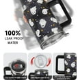 thumbnail image 5 of Halloween Tumbler 40 oz Ghost Tumbler Spooky Leak Proof Cup Insulated Water Bottle Coffee Travel Mugs for Halloween Decor Gifts for Women Men (1PCS), 5 of 6