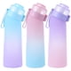 thumbnail image 5 of Botella de bebida de 650 ml sin BPA con sabor para acampar, senderismo, pesca, color morado, 5 of 8