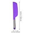thumbnail image 2 of Bakery Silicone Spatula Dessert Cream Scraper Jam Stirring Tool (Purple), 2 of 5