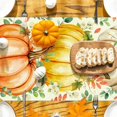 thumbnail image 3 of Pumpkin Eucalyptus Leaves Fall Table Runner, Autumn Thanksgiving Kitchen Table Decorations for Home Party Decor (Pumpkin 1, 13x72 inches), 3 of 6