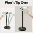 thumbnail image 6 of Toilet Paper Holder Stand, Freestanding Toilet Paper Holder,Farmhouse Post Pivoting Toilet Paper Stand with Stable Weighted Base,Oil Rubbed Bronze, 6 of 12