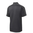 thumbnail image 6 of Sport-Tek Micropique Sport Wick Piped Polo-S (Iron Grey/ White), 6 of 6