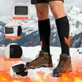thumbnail image 3 of Unisex 5000mAh Rechargeable Heated Socks - 4 Heating Levels for Winter Sports Electric Socks for Men & Women  - Battery Powered Warm Socks for Skiing Hunting Camping Hiking Cycling Outdoor Work, 3 of 10