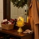 thumbnail image 4 of Adornos Navideños Vintage de Cristal con Forma de Estrella Dorada para Candelabros | Decoración de Mesa de Hierro Forjado | 7×12 Cm | Centro de Mesa Navideño Ideal, 4 of 6