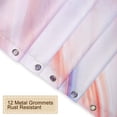 thumbnail image 3 of Marble Shower Curtain, Abstract Shower Curtain, Orange Shower Curtain, Peach Shower Curtains Set with 12 Hooks, 72" Wx72 H, Coral Bathroom Decor, 3 of 6