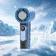 thumbnail image 5 of Ice Compress High-Speed Digital Display Handheld Fan USB Rechargeable Powerful Wind Small Fan Portable Desktop Fan For Home Office Outdoor, 5 of 7