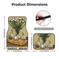 thumbnail image 5 of Fuzoiu Vintage Garlic Bread Illustration Print Carpet Floor Mats for Car,Car Foot Mat Set,Universal Fit 4 Piece Mat Pad Set,Fits Most Cars Trucks Vans Sedans SUV Auto Carpet Mat Se, 5 of 7