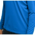 thumbnail image 5 of X RAY JEANS Mens Long Sleeve Henley T-Shirt, Ocean Blue, 2XL, 5 of 5