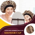 thumbnail image 3 of Sonducket Gorro para el pelo de ala ancha, bufanda para la cabeza de baño, gorro para dormir, gorro a la moda, turbantes, cubierta para la cabeza, Sombreros Estampado de leopardo Sonducket AP008211-06, 3 of 6