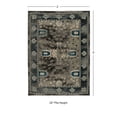 thumbnail image 3 of Linon Home Decor Vintage Collection Zeigler Rug Grey 2' x 3' Polyester Oriental, Border 0.25 - 0.5 inch 2' x 3' Entryway, Kitchen, Bathroom Beige, 3 of 7