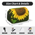 thumbnail image 5 of Sikiie Sunflower Print Flip Double-layer Pencil Case, All-purpose Stationery Bag for Study and Office, Zipper Design, Unisex, 5 of 7