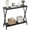 black, variant on Accreate Versatile Narrow Sofa Table – Industrial Entryway Table with Adjustable Footpads and Easy Assembly Instructions