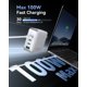 thumbnail image 2 of Charger imokin Estación de carga GaN de 4 puertos USB C de 100 W, 2 of 7