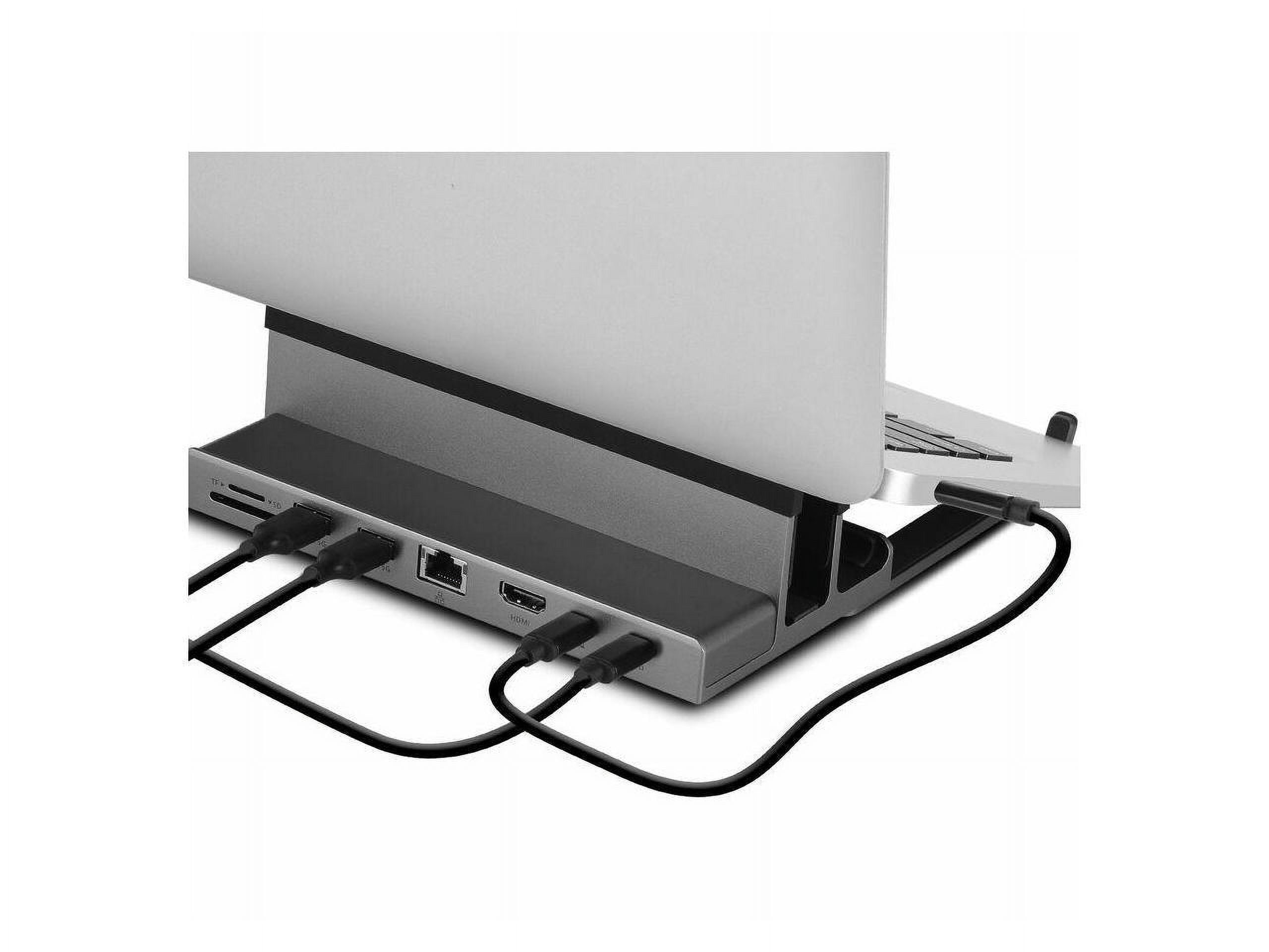 SIIG USB-C Laptop Stand W/ 4K Docking Station CEMTDK21S1