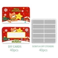 thumbnail image 1 of 20pcs Christmas Scratch Cards Creative DIY Rewards for Elementary Students, 1 of 8