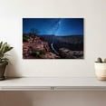 thumbnail image 2 of Elephant Stock Grand Canyon Starry Night Wall Art - Horizontal Canvas Wall Art - Living Room Wall Decor - Nature Canvas - Blue And Brown Decor - 12" x 8", 2 of 4
