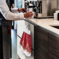 thumbnail image 5 of ZIATUBLE Christmas Trees Hanging Hand Towels Snowflakes Towels for Kitchen Drying Quick Dry Hanging Hand Towels for Bathroom Machine Washable Kitchen Hand Towels and Washcloths, 5 of 7