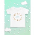 thumbnail image 3 of Buon Ferragosto Starfish Wreath T-Shirt Infant -Image by Shutterstock,  6 Months, 3 of 4