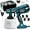 Blue, variant on Paint Sprayer 1000W High Power Electric Spray Paint Gun with Adjustable Spray Width Knob,1400ML Container,4 Nozzles & 3 Patterns,Easy to Clean for Furniture Cabinets House Painting Blue
