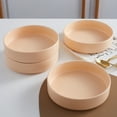 thumbnail image 5 of Stone + Lain Stella Porcelain Collection Dish Set, 6 Pasta Bowls Service for 6, Pastel Orange, 5 of 5