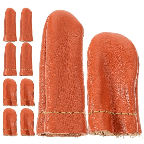 Mobestech Leather Thimble 20Pcs Finger Protection 6.00X3.00X0.50Cm